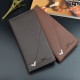 New Men's Wallet - Men's Long Money Clip, Vertical Thin Youth Soft Leather Pouch, Multi-Card Position Large Capacity Fashion Suit Bag