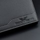 New style men's wallet - short style money holder for men, fashionable casual lotus pattern soft leather wallet with multiple card slots, large capacity, small purse.
