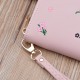 Men's wallet - long style money clip, casual and business style, multi-card slot, thin style for young men, litchi-patterned horizontal style soft leather case, suit bag.