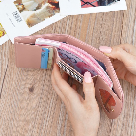 New women's wallet - long style double zipper hand-held bag, soft leather case, fashionable and Korean style, large capacity folding soft leather case, small wallet.