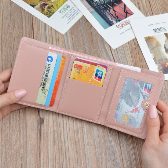 Women's wallet - long style double zipper hand-held bag, mother's soft leather case, cross-stitch pattern printed crown, large capacity double-layer money clip. New style wallet for men - short style money holder for young men, fashionable thin style with