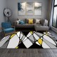 Modern geometric bedroom rug, Nordic wall-to-wall carpet for living room sofas, home interior bedside decorative mat Modern geometric bedroom rug, Nordic wall-to-wall carpet for living room sofas, home interior bedside decorative mat