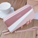 New men's wallet - short style money clip, fashionable and European style multi-card slot, thin style for young men, litchi-patterned horizontal style soft leather case.