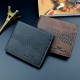 New style women's purse - short length, money clip, female student, fashionable lettering print mini small leather bag with hanging loop, detachable zipper zero wallet