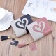 New style small wallet - short and mini purse with zippers， fringed wallet， fashionable Korean-style patchwork color contrast clutch bag New men's wallet - long style men's purse - men's vertical style fashionable casual soft leather bag - multi-card slot