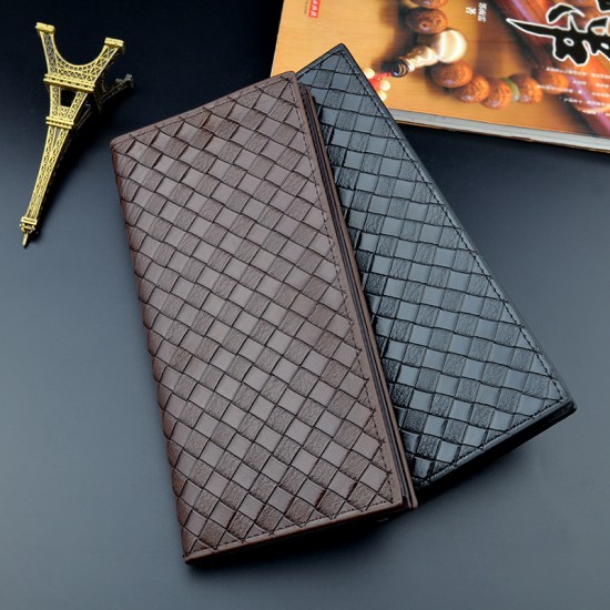 New style wallet for men - short style money holder for men, Korean style multi-card slot vintage crocodile pattern fashionable horizontal soft leather wallet.