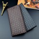 New style wallet for men - short style money holder for men, Korean style multi-card slot vintage crocodile pattern fashionable horizontal soft leather wallet.