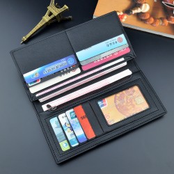 New style wallet for men - short style money holder for men, Korean style multi-card slot vintage crocodile pattern fashionable horizontal soft leather wallet.
