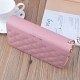 New hand-held wallet - women's short style money clip, fashionable and Korean style, large capacity folding soft leather case, mini small wallet.