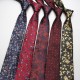 Fashionable casual floral leaf arrow-shaped men's tie in stock Business polyester jacquard suit ties for banquets