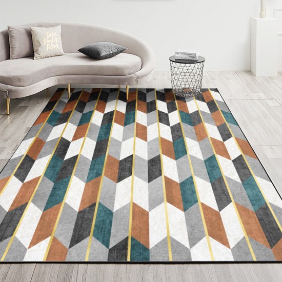 Modern minimalist home living room coffee table mat, office bedroom bedside rug, entryway doormat