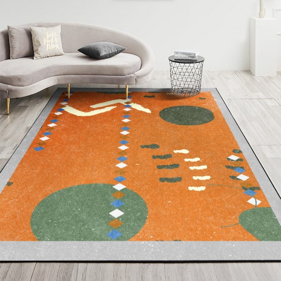 Modern minimalist home living room coffee table mat, office bedroom bedside rug, entryway doormat