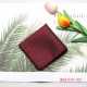 Factory-direct men's suit pocket squares. Wedding groomsmen and host burgundy striped polka dot square handkerchiefs.