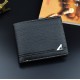 New style men's wallet - long style money holder for men, multi-card slot, thin style, fashionable printed pattern leather wallet, large capacity, cross style soft leather wallet for suit.