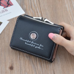 New style women's wallet - long style hand-held bag for women, money holder for women, fashionable large capacity double zipper flowy leather wallet, zero money bag for mobile phone.