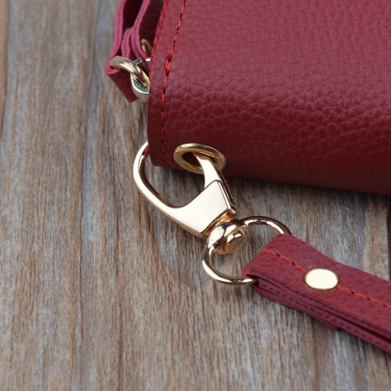 New women's wallet - long style double zipper hand-held bag, fashionable and embroidered money clip, large capacity soft leather case, no change money bag.