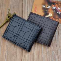 New style wallet - long length, double zipper handbag, fashionable lychee pattern soft leather large capacity double-layer purse, mobile phone bag