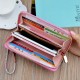 New style men's wallet - long style money holder for men, vertical style, youth fashionable woven pattern large capacity multi-card slot soft leather wallet, suit bag.