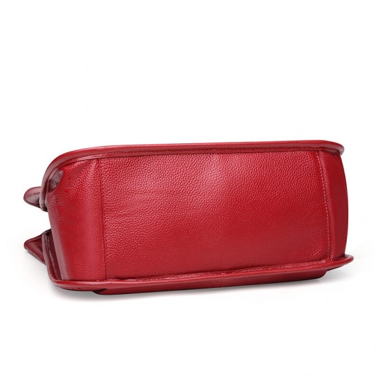 Top-grain cowhide women's handbags, new summer European and American fashion tote bags, genuine leather women's bags, single-shoulder crossbody bags