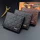 New women's wallet - long style wallet, zipper handbag with patchwork contrasting color large capacity wallet, leather wallet, mobile phone zero wallet