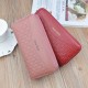 New women's wallet - long style double zipper hand-held bag, fashionable and checkered large capacity double-layer money clip, no change money bag.