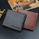 New wallet - short style men's driver's license thin wallet, 30% off horizontal style business casual lotus pattern retro soft leather wallet