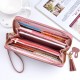 Short length wallet for men - detachable zipper, fashionable patchwork color clash soft leather bag with multi-card slot, large capacity cash clip, suit bag