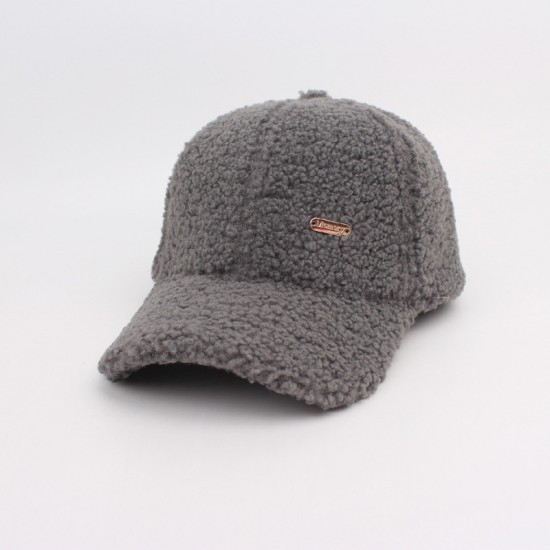 Autumn/Winter Colorblock Mickey Bear knitted wool hat for women, warm and versatile, cute plush earmuffs.