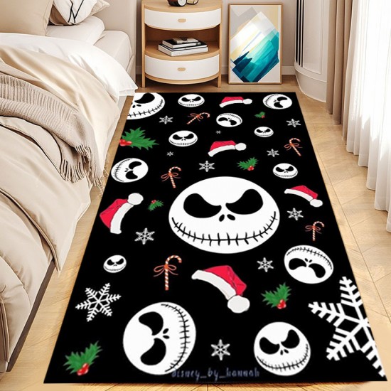TEMU Cross-border Halloween Horror Skull Carpet, Bedroom Stain-Resistant, Non-Slip, Easy-Care, Bedside Blanket TEMU Cross-border Halloween Horror Skull Carpet, Bedroom Stain-Resistant, Non-Slip, Easy-Care, Bedside Blanket