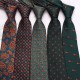 New green series men's business ties, retro and fashionable striped paisley polyester hand-tied ties, wholesale