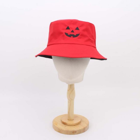 Cross-border Halloween-themed pumpkin smiley bucket hats, versatile, reversible, embroidered sun visor hats. Cross-border Halloween-themed pumpkin smiley bucket hats, versatile, reversible, embroidered sun visor hats.