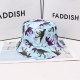 Cross-border cute vendor bear print bucket hat, spring and summer outdoor sun hat, reversible sun hat for women Cross-border cute vendor bear print bucket hat, spring and summer outdoor sun hat, reversible sun hat for women