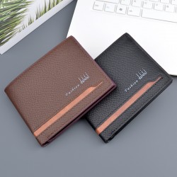 New women's wallet - short style wallet, women's student, fresh and sweet three-fold soft leather wallet, mini small wallet