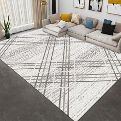Simple light luxury Nordic-style carpet, living room, balcony, non-slip, absorbent, easy-care carpet, bedroom bedside decorative rug