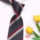 Lei'er spotted men's tie, retro geometric casual fashion tie, yarn-dyed polyester business tie, in stock from the manufacturer.