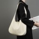 New Korean Internet-Famous Women's Bag, Large-Capacity First-Grain Leather Tote Bag, Luxury Underarm Single-Shoulder Genuine Leather Bag