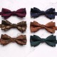 Men's groom's wedding bow ties, Chinese-style bow ties for formal photoshoots, stylish striped bow ties, available from manufacturers.