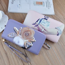 New style men's wallet - long style money holder for men, vertical style, three-fold fashionable youth soft leather wallet with multiple card slots, large capacity, suit bag.
