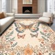 Cross-border American-style wall-to-wall living room carpet, absorbent, stain-resistant, easy-to-care sofa rug, outdoor balcony decorative rug.