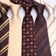 Lei'er brown ties, men's fashionable business polyester hand-tied ties, manufacturer wholesale, in a variety of colors