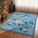 Cross-border TEMU Bohemian Decorative Rug, Living Room, Bedroom, Non-Slip, Wear-Resistant, Easy-Cleaning Coffee Table Bedside Rug