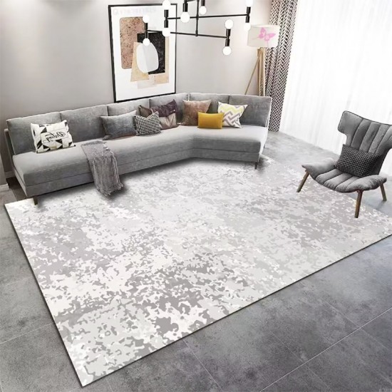 Cross-border export light luxury living room carpets, gold diamond sofa coffee table wall-to-wall carpets, gray stain-resistant bedroom mats