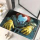 Cross-border Amazon TEMU Halloween clown series floor mat, wear-resistant, stain-resistant, and easy-care doormat for the entryway.