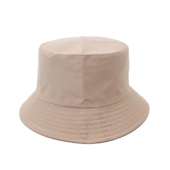 Spring/Summer versatile solid-color bucket hats, outdoor sun hats for hiking and fishing, foldable bucket hats