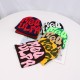 Overseas knitted hat, jacquard cartoon Spider-Man beanie, warm pullover beanie, European and American autumn/winter style.