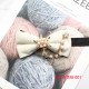 Groom's wedding formal bow ties with diamond embellishments, Korean-style British red wedding bow ties wholesale