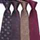 New brown retro tie, men's business fashion, polyester hand-tied tie, factory in stock and wholesale, multiple colors available.