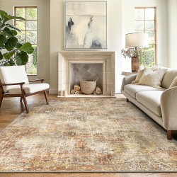 TEMU Cross-border Nordic Abstract Carpet, Living Room Decorative, Easy-Care, Non-Slip Sofa Blanket, Stain-Resistant Bedside Blanket