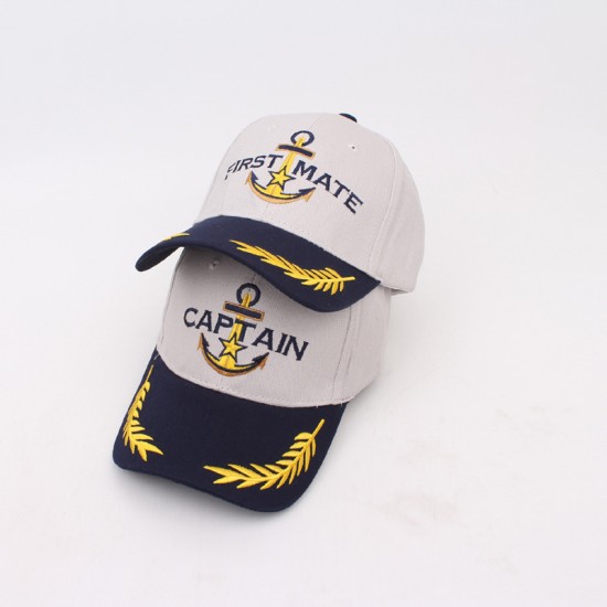 European and American navy hat, men's export peaked cap, spring and summer outdoor sun hat, casual sports baseball cap for women