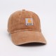 Fashionable, washed and distressed baseball caps from overseas, versatile, face-flattering, sun-protective soft-top baseball caps for couples.